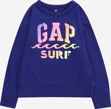 GAPSweater majica - plava boja: prednji dio