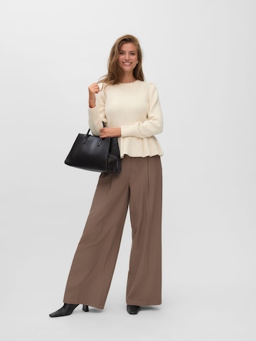 VERO MODA Pulover 'VMModena' | bež barva