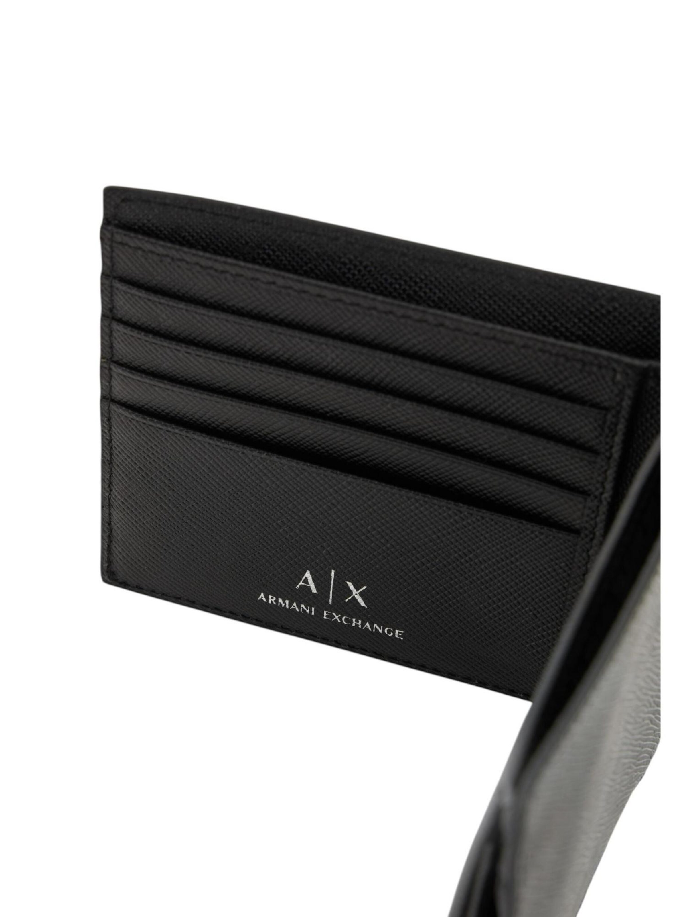 Portamonete 'XM000167 AF12702' di ARMANI EXCHANGE in nero