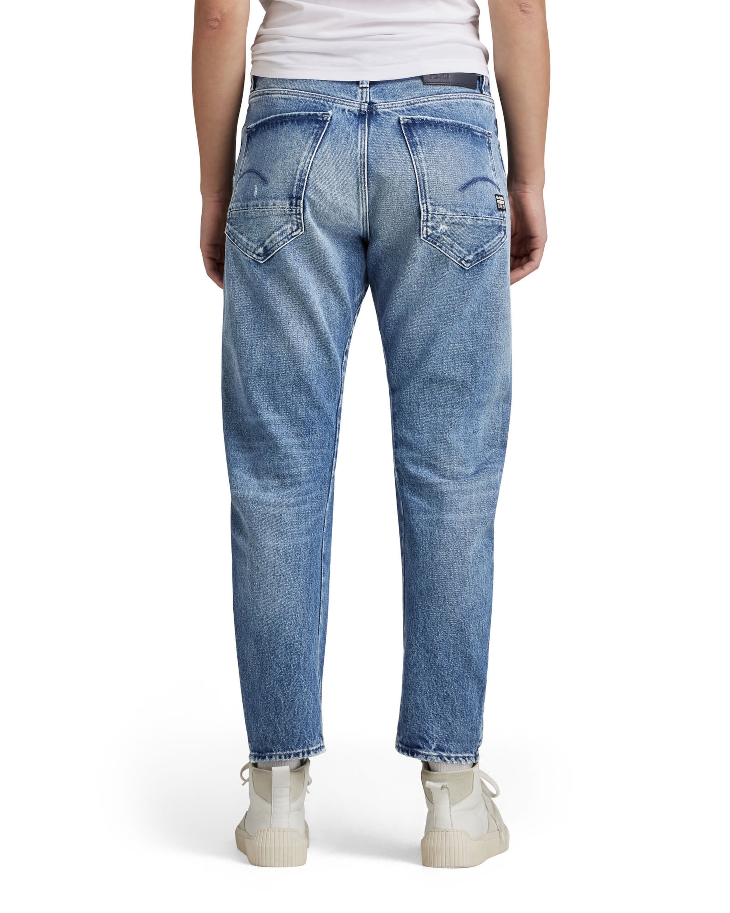 G-STAR Loosefit Jeans 'Arc 3D' in Blauw