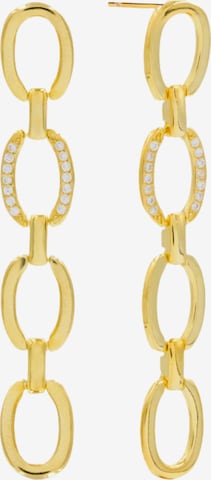 Boucles d'oreilles THE-ARE en or : devant