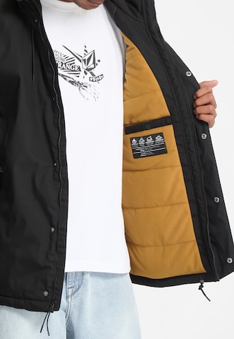 melns Volcom Funkcionāla jaka 'Stoke Stone II'