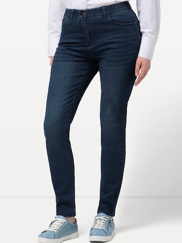 Regular Jeans 'SARAH' de la Ulla Popken pe albastru: față