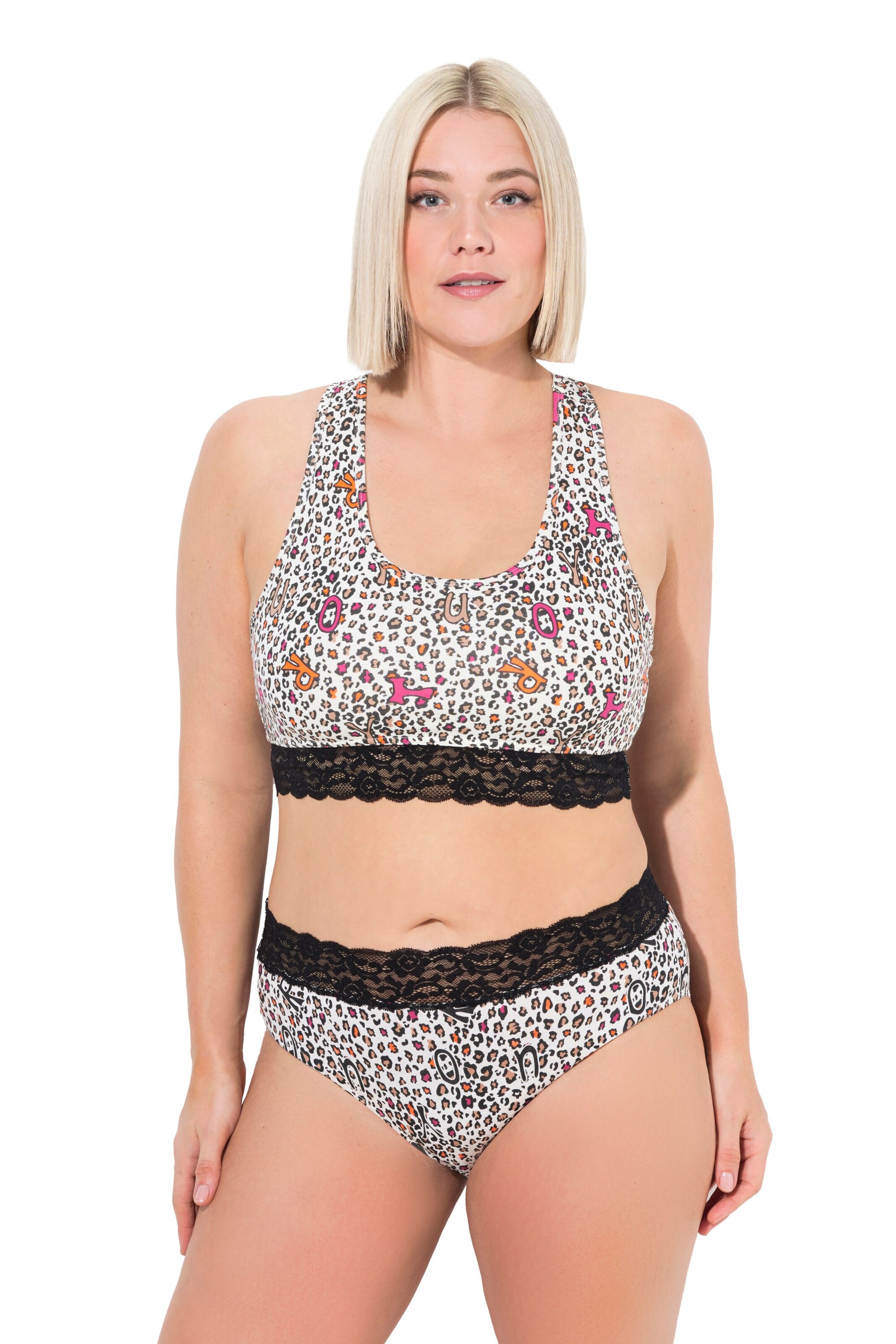 TruYou Bralette Bra in Black: front