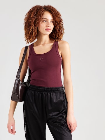 HUGO Top 'Datamia' in Purple: front