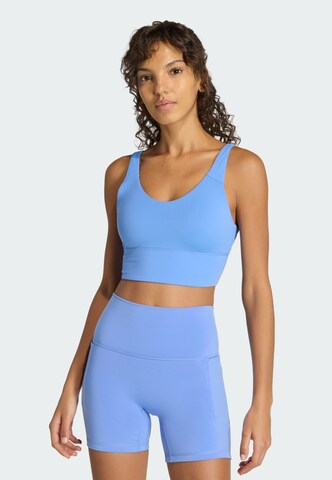 ADIDAS PERFORMANCE - Bustier Sujetador deportivo 'Studio All Me' en azul: frente