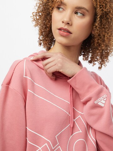 ADIDAS PERFORMANCE Sportsweatshirt 'Favorite Essentials' in Pink