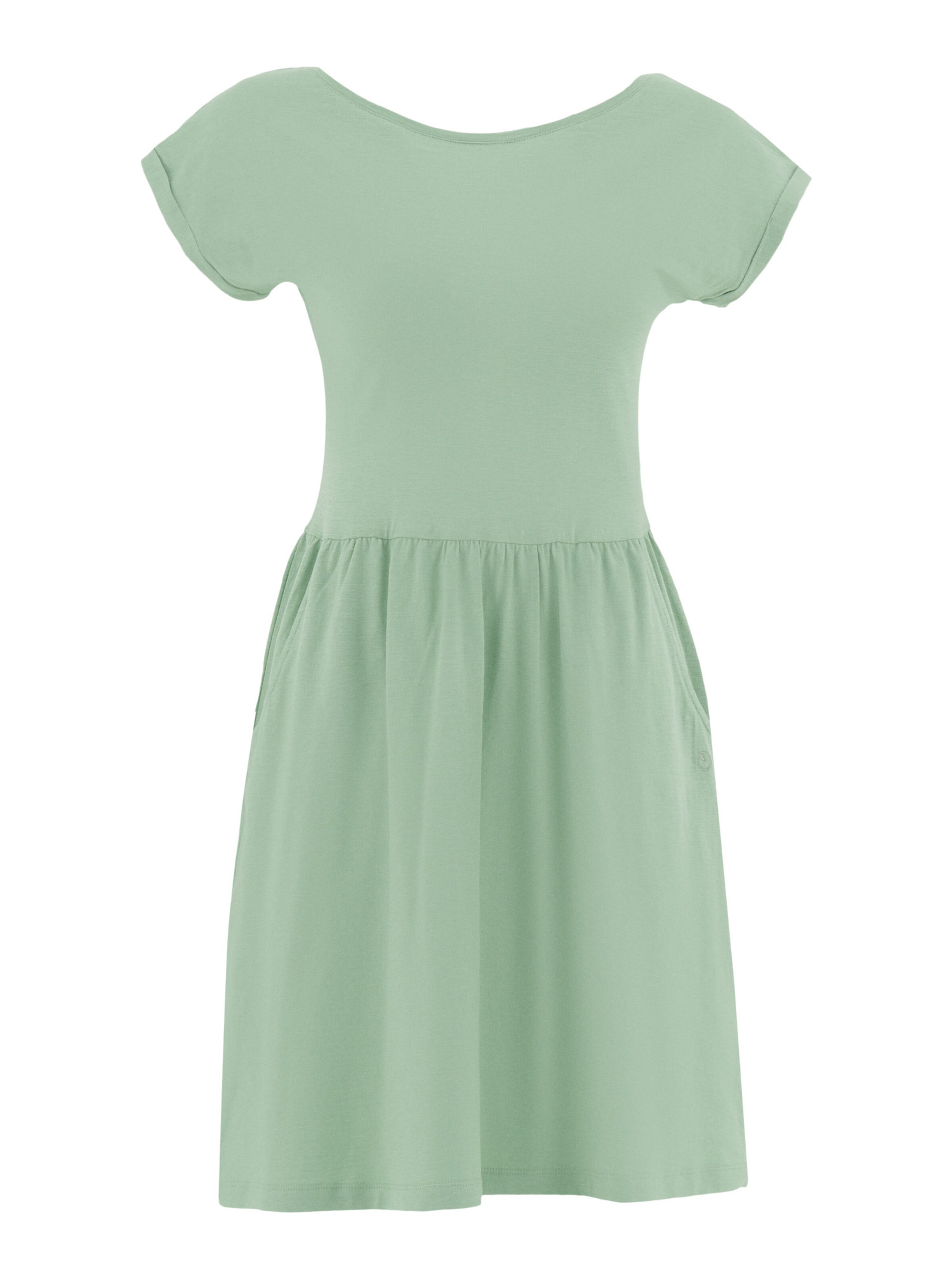 Organication Kleid in Grün: Vorderseite