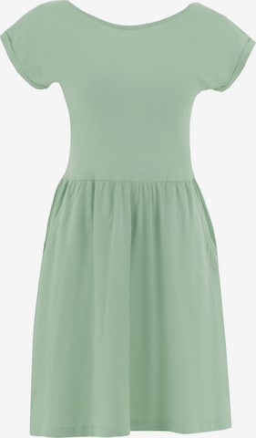 Organication Kleid in Grün: Vorderseite