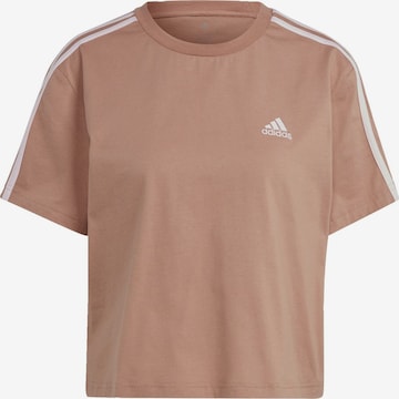 ADIDAS SPORTSWEAR Functioneel shirt 'Essentials 3-Stripes' in Roze: voorkant