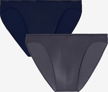 HOM Panty ' Plumes ' in Blue: front