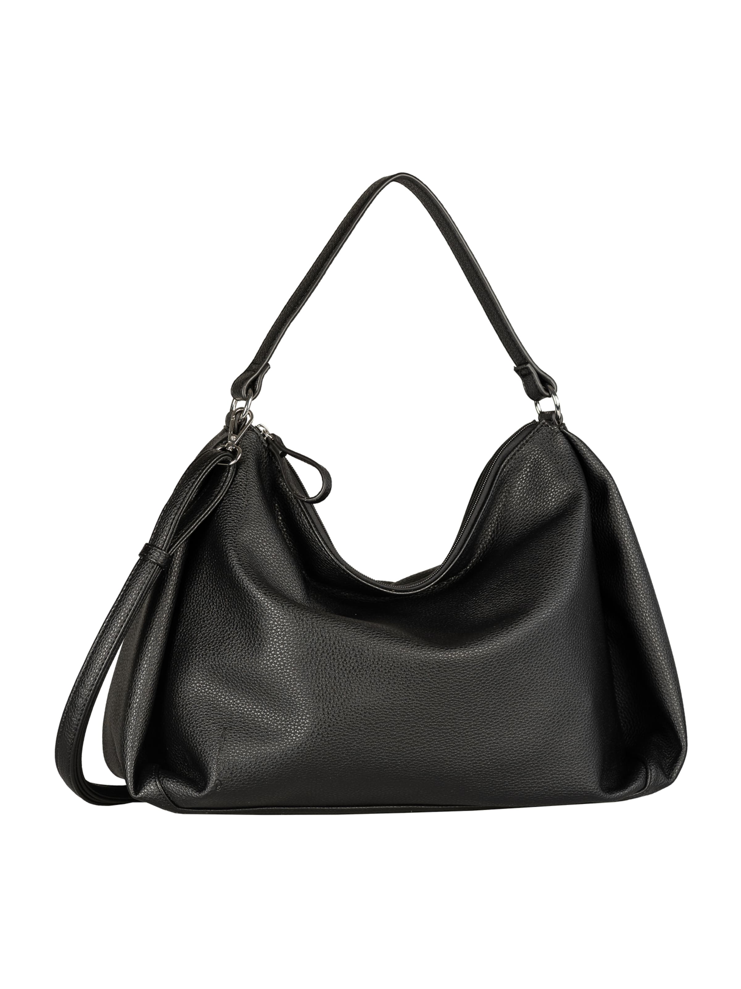 TOM TAILOR Shoulder Bag 'Cassia' in Black: front
