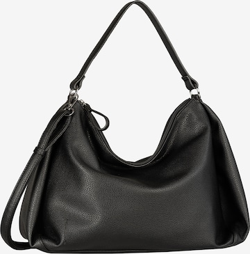 TOM TAILOR Olkalaukku 'Cassia' värissä musta: etupuoli