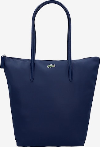 Cabas LACOSTE en bleu : devant