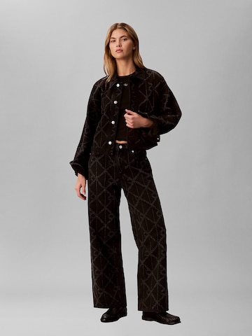 Regular Veste mi-saison Calvin Klein Jeans en noir