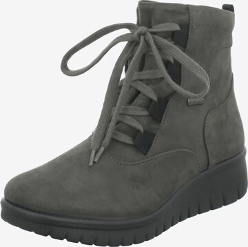 Westland Lace-Up Ankle Boots 'CALAIS' in Green: front