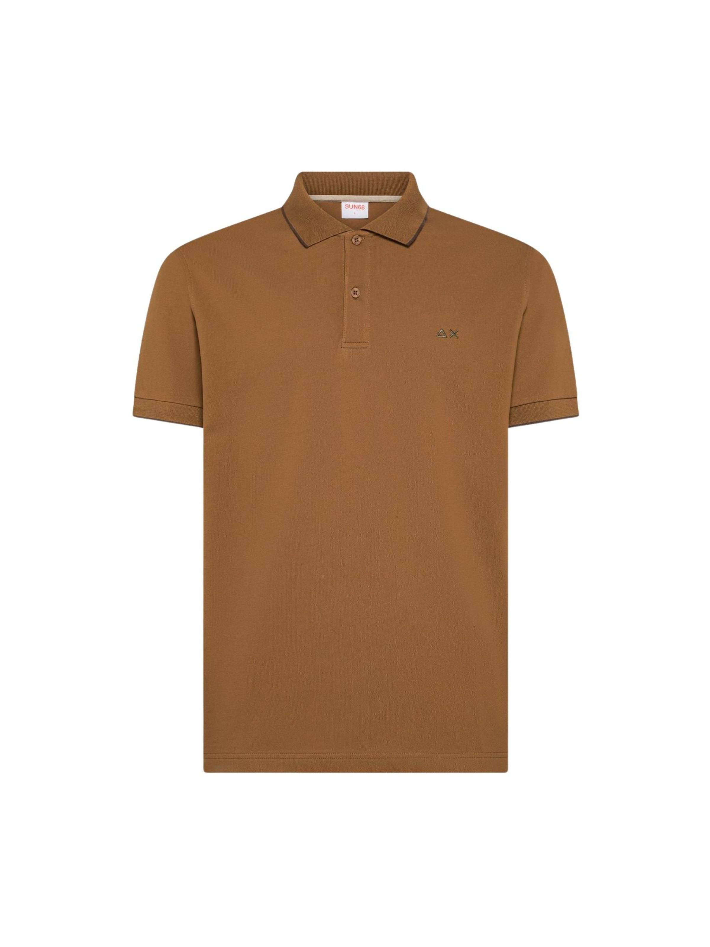 T-Shirt SUN68 en marron : devant