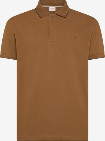 T-Shirt SUN68 en marron : devant