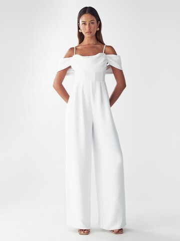 Willa - Jumpsuit 'Albany' en blanco: frente