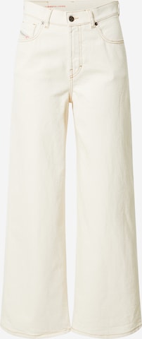DIESEL Regular Trousers in White: front