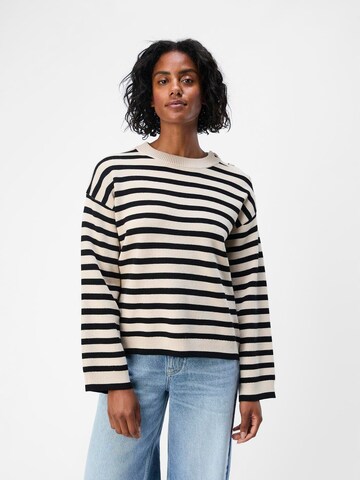 OBJECT Sweater 'Elly' in Beige: front