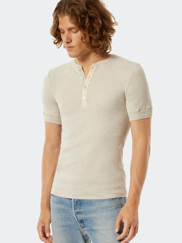 SCHIESSER REVIVAL T-Shirt 'Karl-Heinz ' in Beige: predná strana