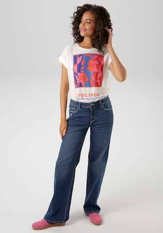 Aniston CASUAL Wide Leg Jeans in Blau