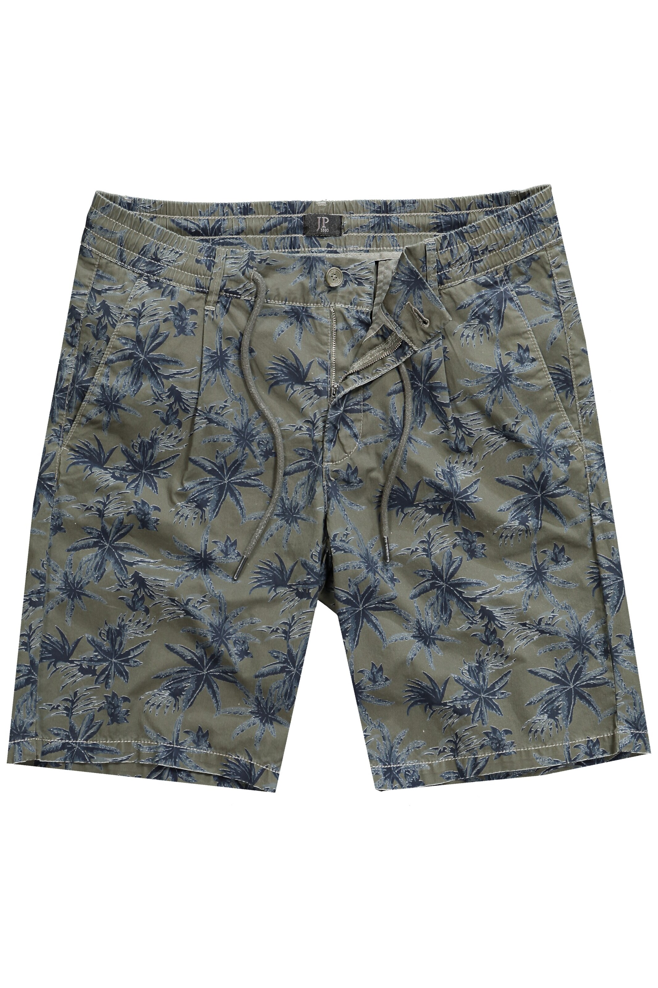 JP1880 Regular Broek in Groen: voorkant