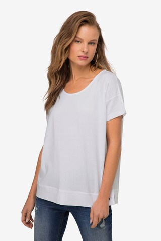 T-shirt LAURASØN en blanc : devant
