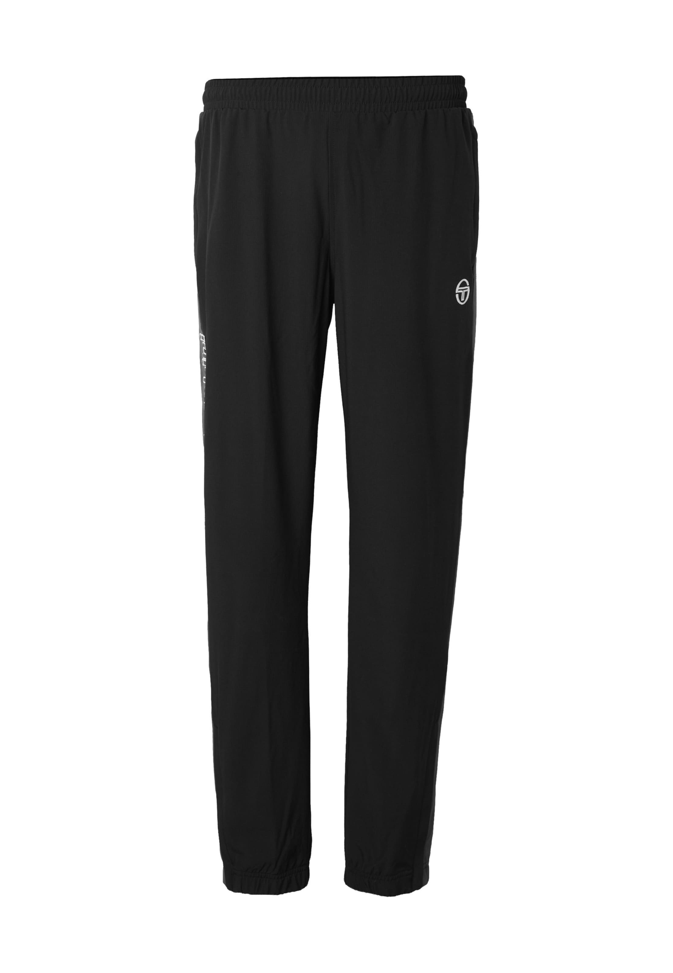 Sergio Tacchini Sportovní kalhoty – černá: přední strana