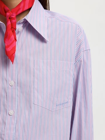 SELECTED Bluse 'SLFHOTEL AMOUR' i pink