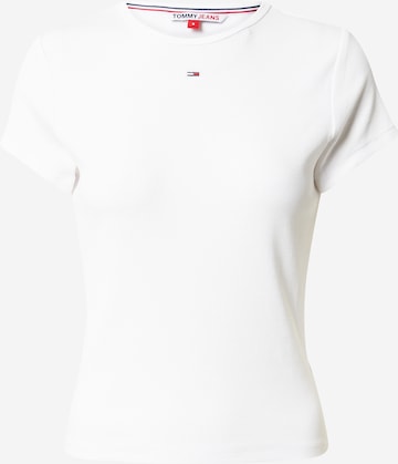 Tommy Jeans T-shirt i vit: framsida