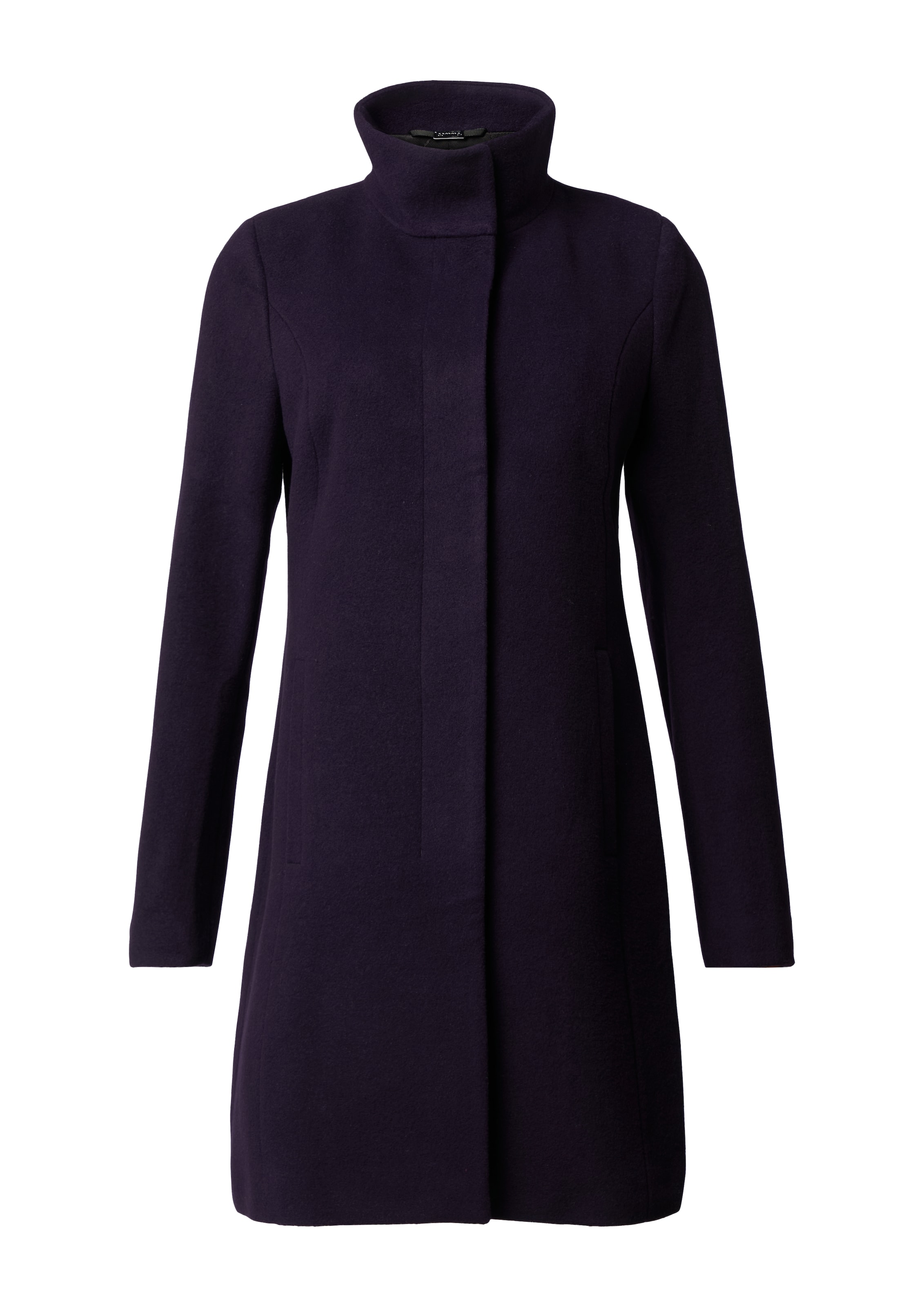 Manteau mi-saison COMMA en violet : devant