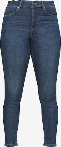 mėlyna ONLY Carmakoma Siauras Džinsai 'CARHIRIS': priekis