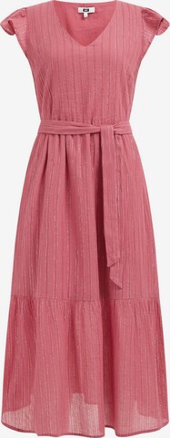 Robe WE Fashion en rose : devant