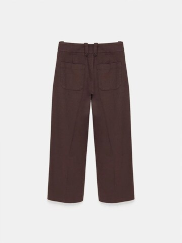 Wide leg Pantaloni di Dilvin in marrone