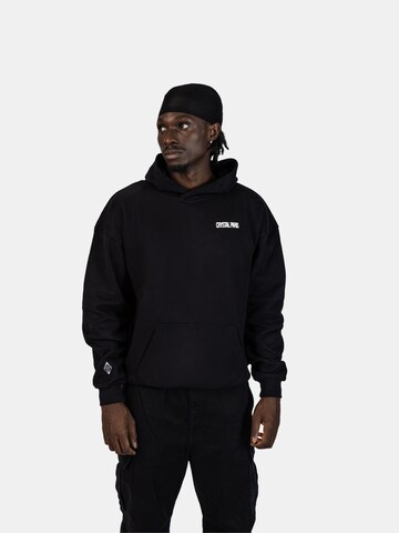 Crystal Paris Sweatshirt 'Serenity' in Zwart