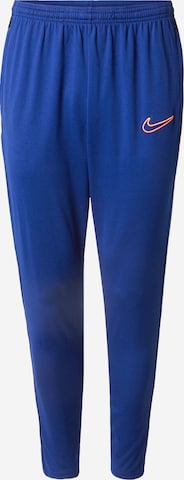 Pantaloni sport 'Academy 25' de la NIKE pe albastru: față