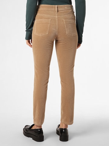 Cambio Slimfit Hose 'Piper' in Braun