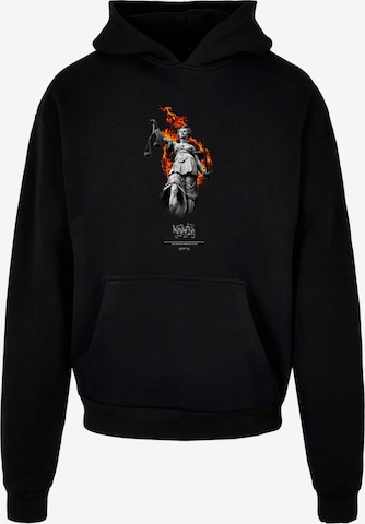 MJ Gonzales Sweatshirt 'Justitia' in Black: front