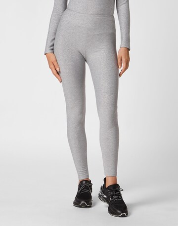 Skinny Leggings 'Glitter' di Plein Sport in argento: frontale