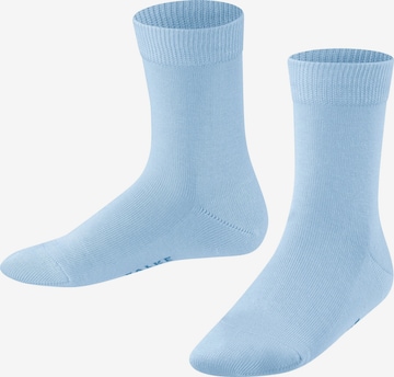 FALKE Socks 'Family' in Blue: front