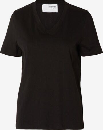 SELECTED FEMME Shirt in Zwart: voorkant