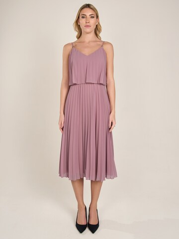 APART Cocktail Dress in Beige: front