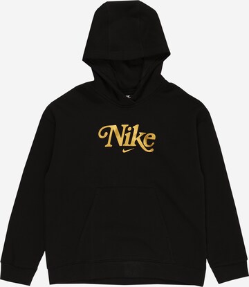 Nike Sportswear Sweatshirt 'Club' in Black: front