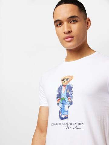 T-Shirt Polo Ralph Lauren en blanc