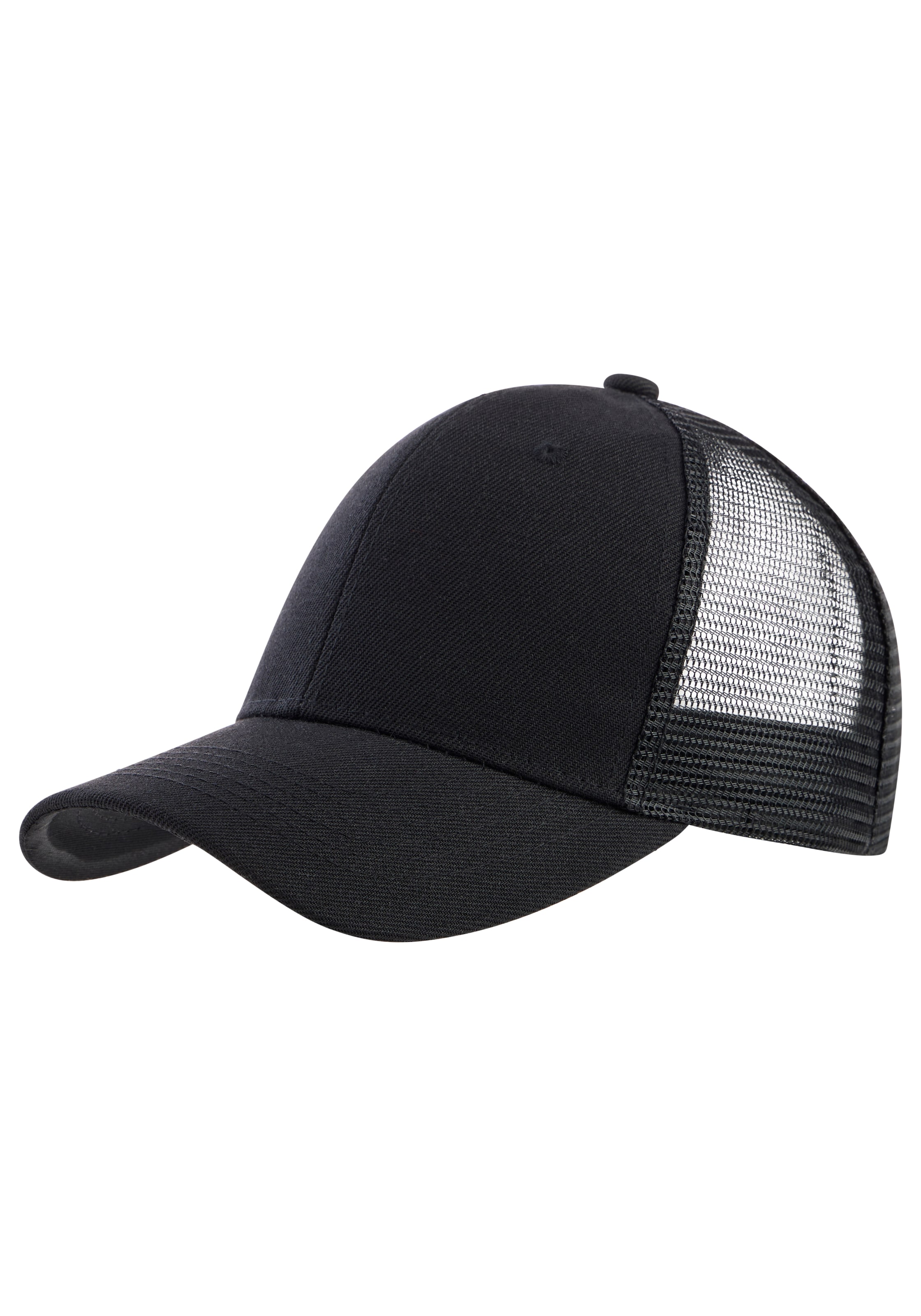 Man's World Cap in Black: front