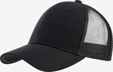 Man's World Cap in Black: front