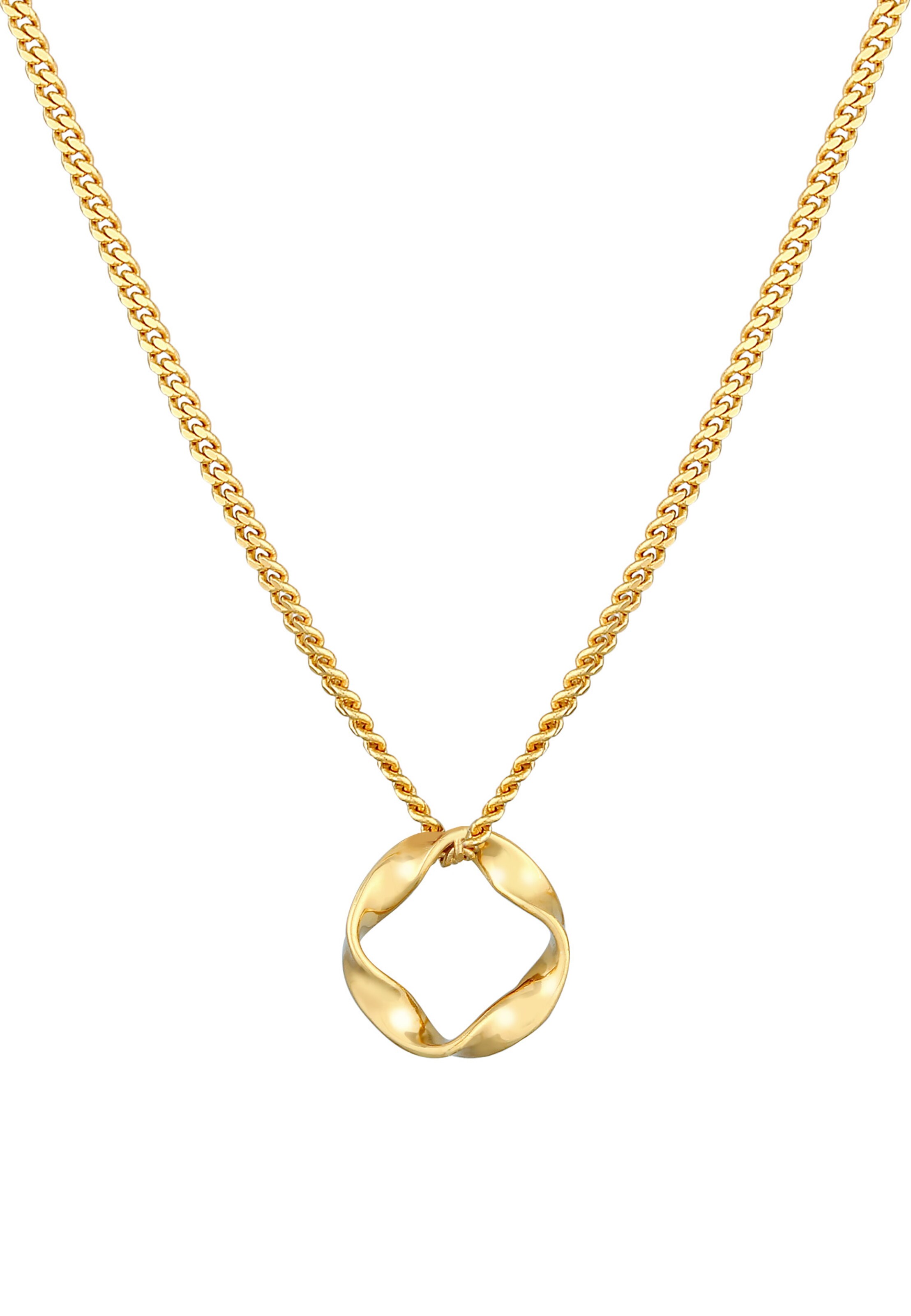 ELLI PREMIUM Halskette Twisted in Gold
