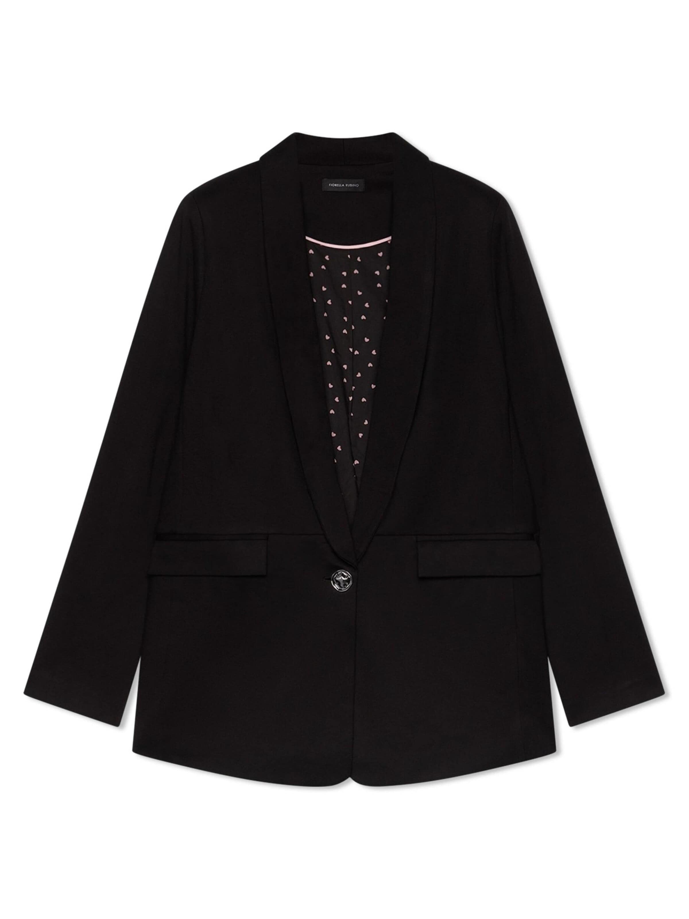 Blazer di Fiorella Rubino in nero: frontale